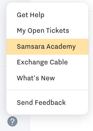 Access Now: Samsara Academy – Samsara Support