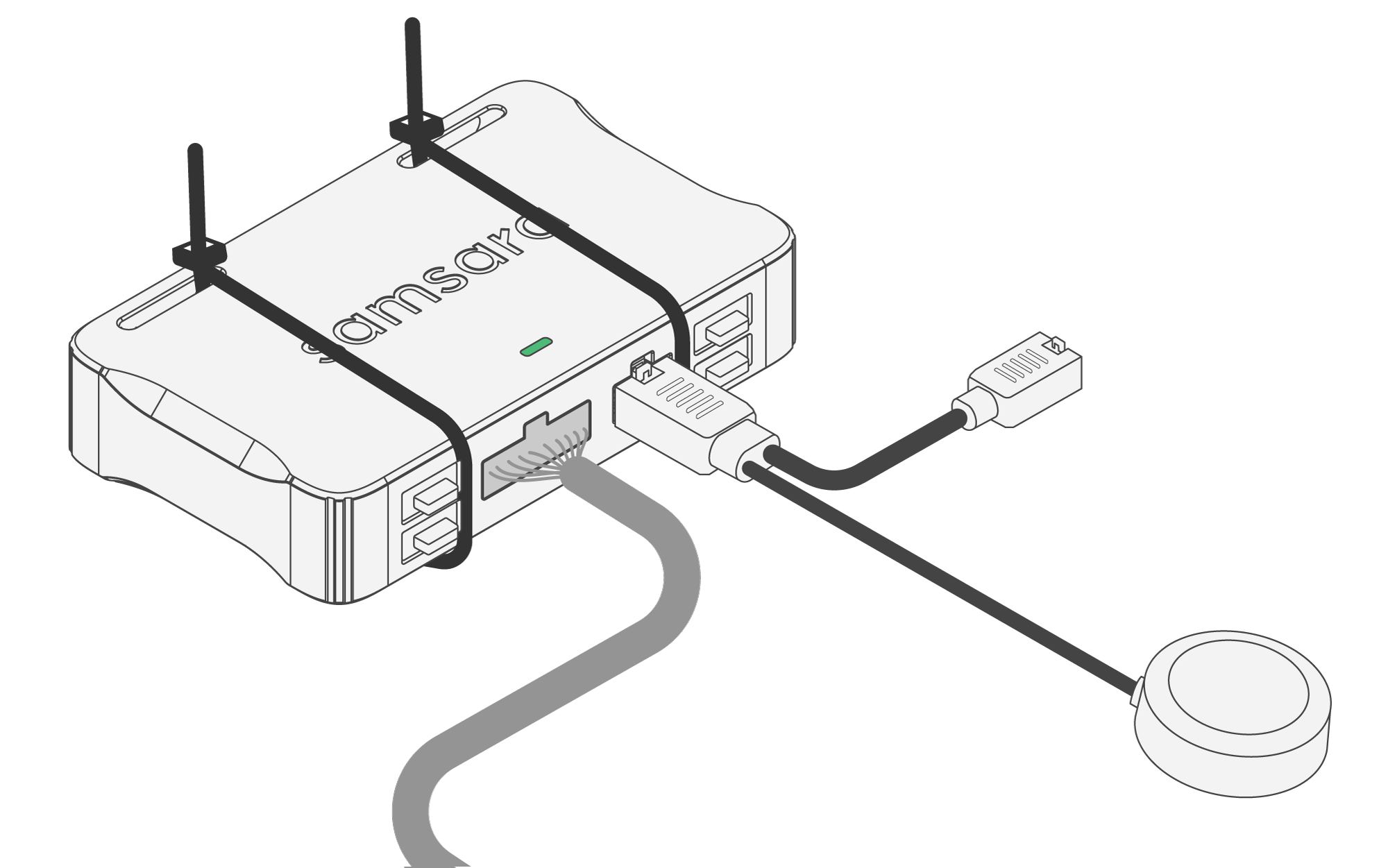 VG54 avec bouton de panique directement connecté