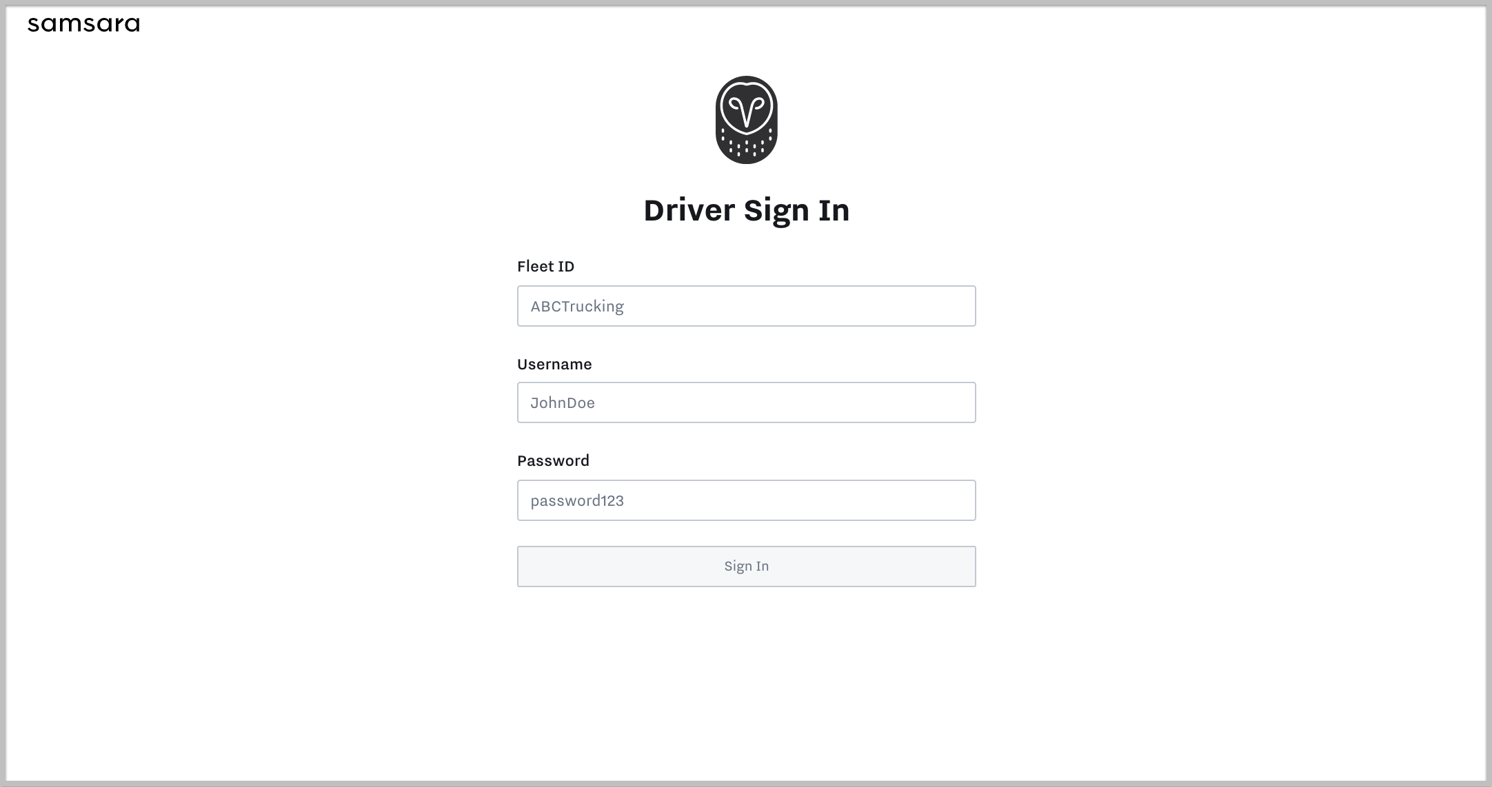 Driver Portal Samsara Support