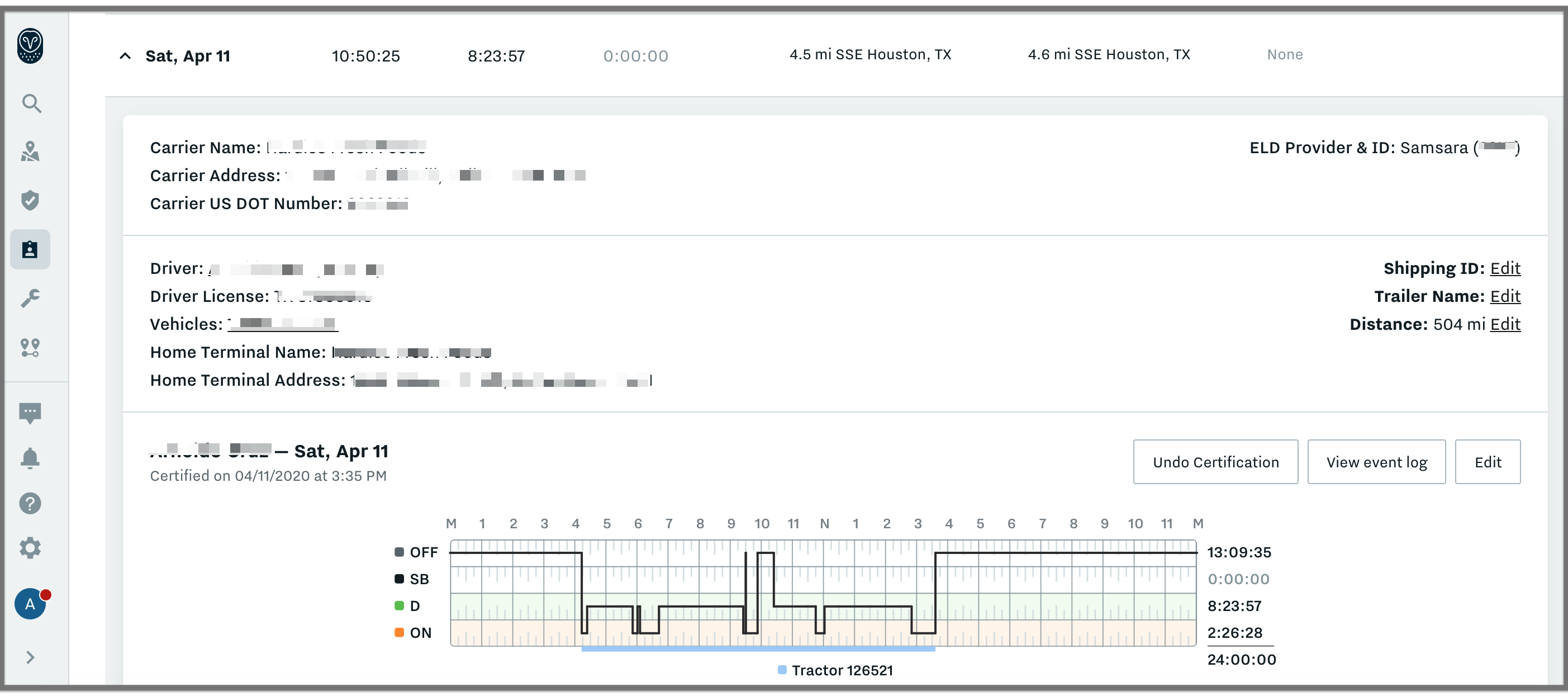 Recap Hours Report – Samsara Support