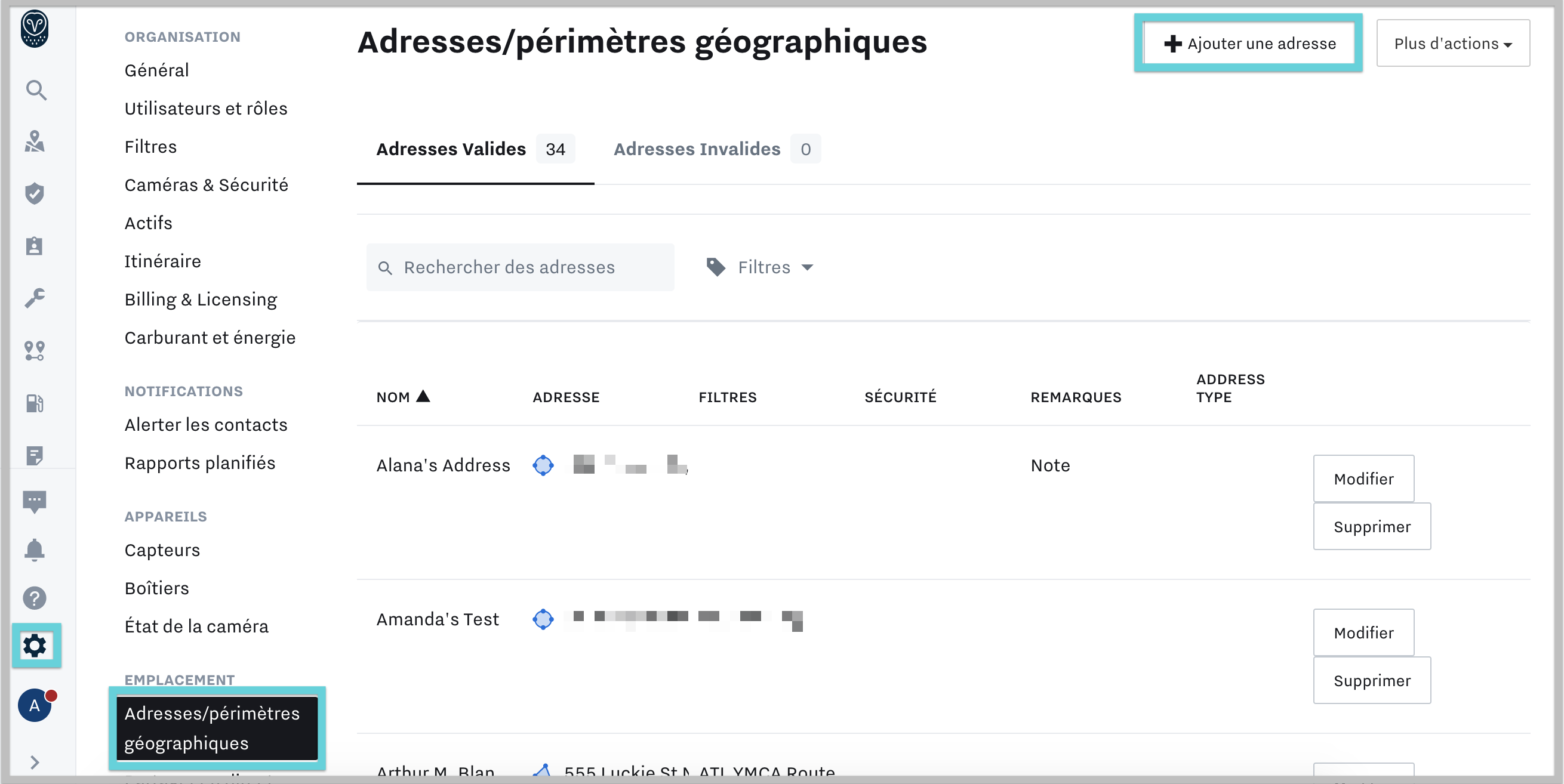 Utiliser le carnet d’adresses – Assistance Samsara