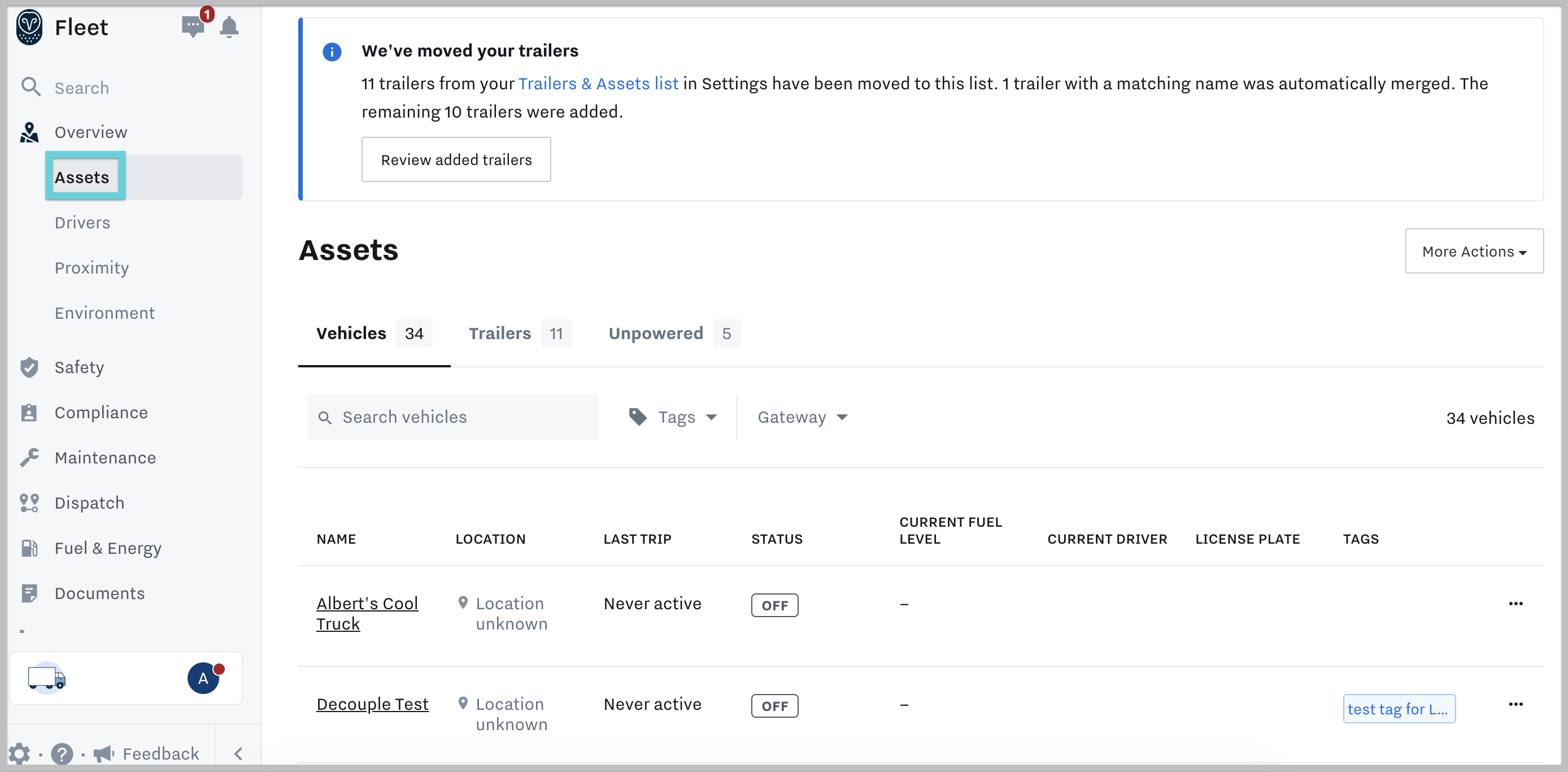 Fleet Settings and Configurations – Samsara Support