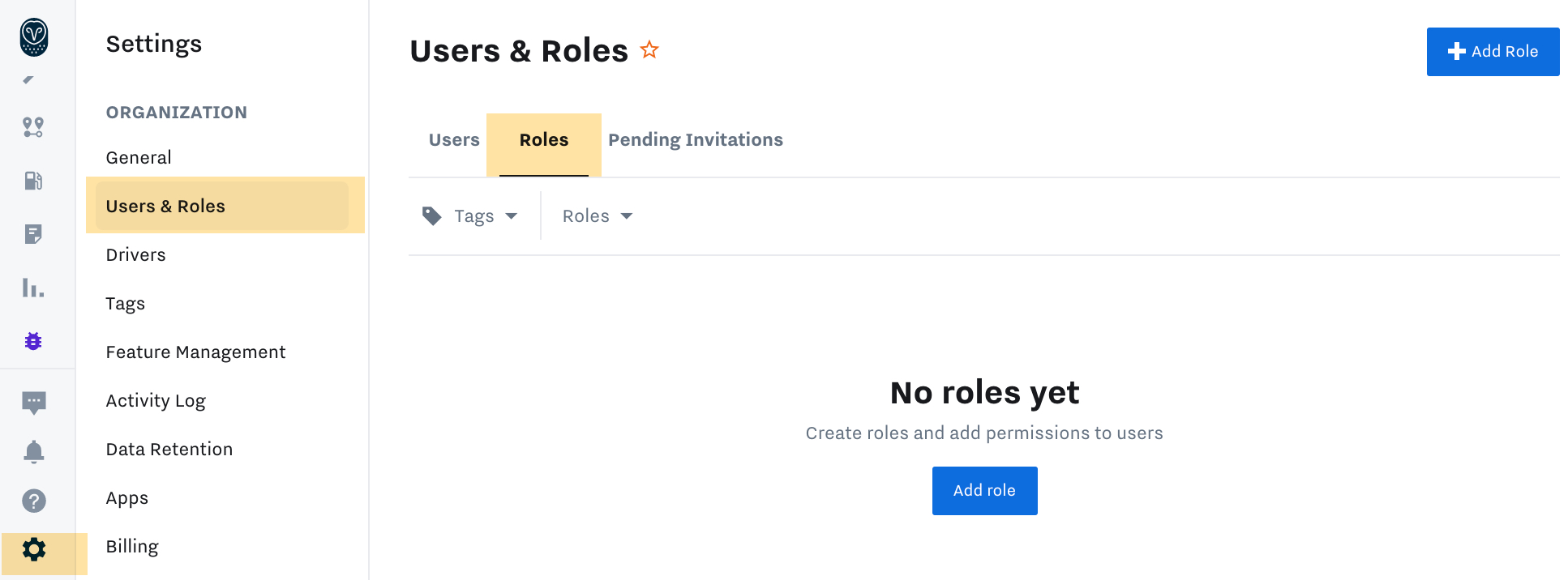 Custom Administrator Roles & Permissions – Samsara Support